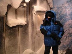 
J�klas�ning � H�fn. Kofi � j�klinum